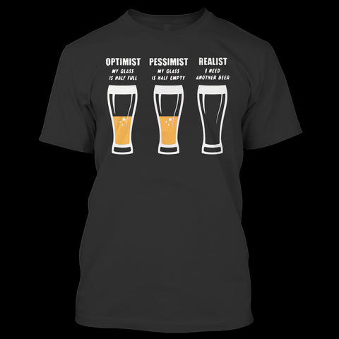 A black t-shirt with the shopify logo