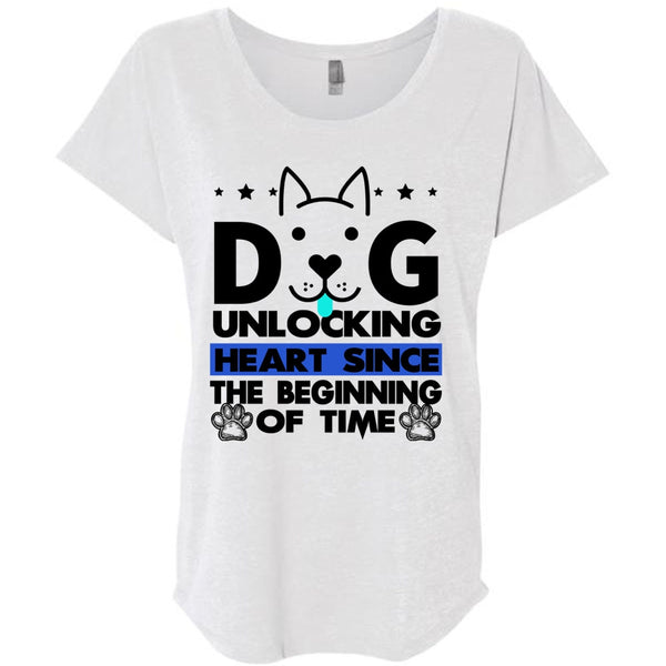 Dog Unlocking Heart T Shirt, I Love My Dog T Shirt, Awesome T-Shirts