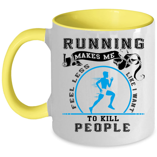 Cool Gift For Runner Coffee Mug, Funny Running Accent Mug
