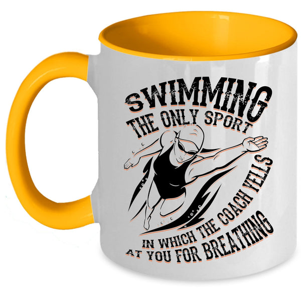 Awesome Gift For Swimmer Coffee Mug, Swimming Accent Mug