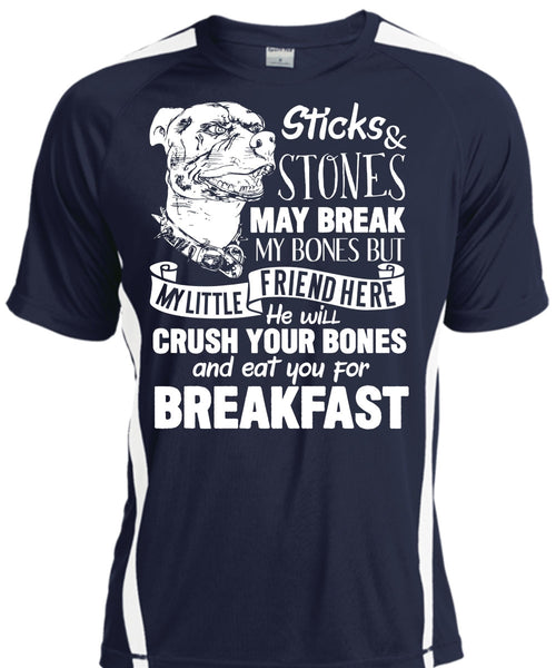You For Breakfast T Shirt, Sticks And Stones May Break T Shirt, Cool Shirt