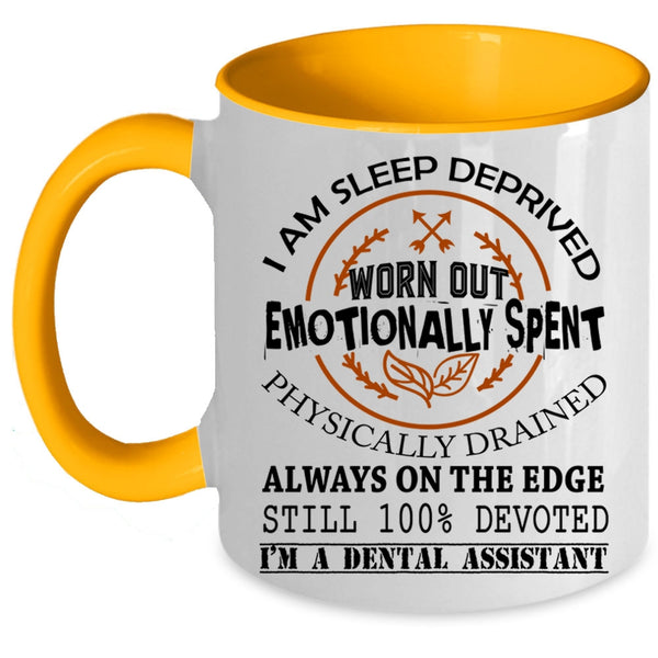 Awesome Dental Assistant Coffee Mug, I'm A Dental Assistant Accent Mug