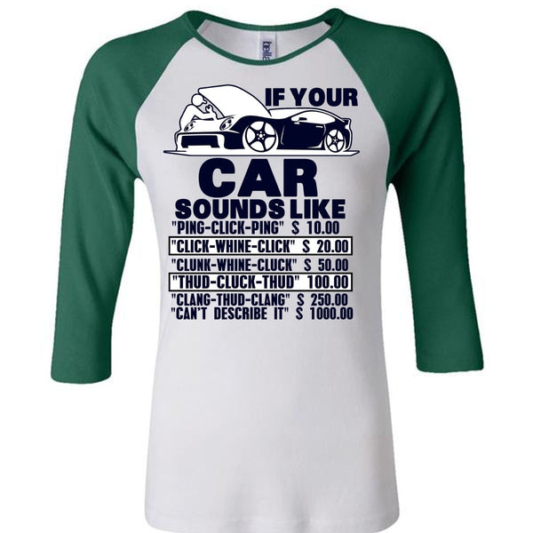If Your Car Sounds Like T Shirt, I Love Mechanic T Shirt, Awesome T-Shirts