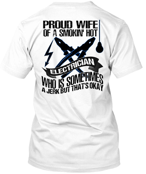 A black t-shirt with the shopify logo