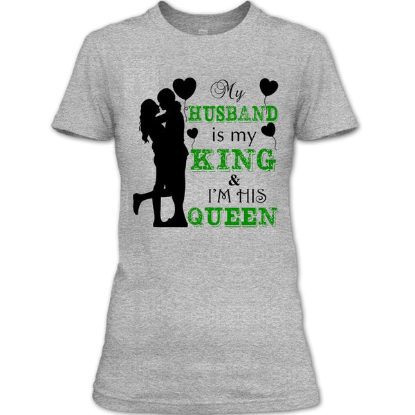 My Husband Is My King T Shirt, Gift For Wife T Shirt