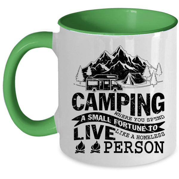 Cool Gift For Camper Coffee Mug, Camping Accent Mug