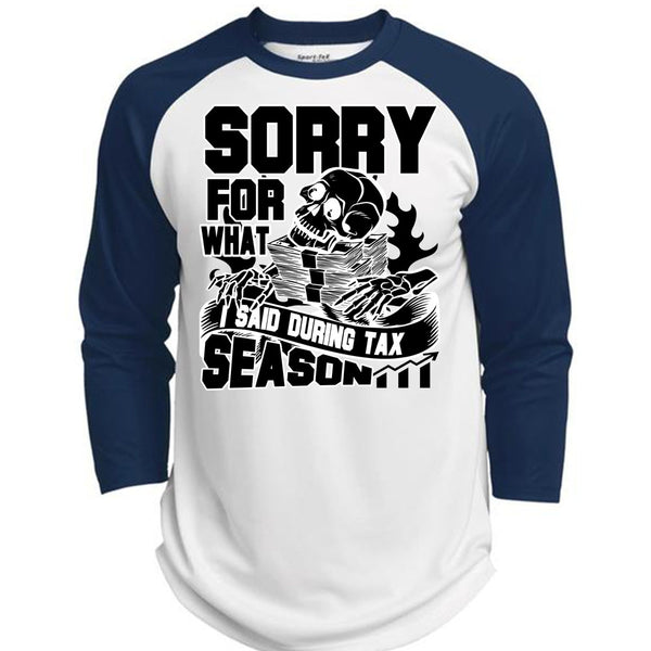 I Said During Tax Season T Shirt, I Love Accountant T Shirt, Awesome T-Shirts  (Polyester Game Baseball Jersey)