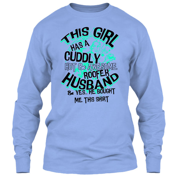 Awesome Roofer Husband T Shirt, Coolest Roofer T Shirt