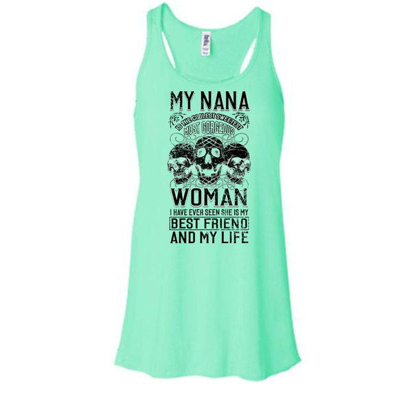 My Nana Is The Coolest Woman T Shirt, Coolest Nanny Ever T Shirt, Awesome t-shirts