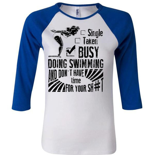 Busy Doing Swimming T Shirt, I Love Swimmer T Shirt, Awesome T-Shirts