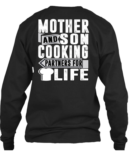 Mother And Son Cooking T Shirt, Partners For Life T Shirt