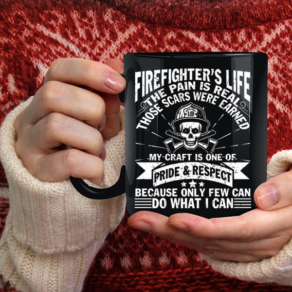 Firefighter's Life Coffee Mug, Cool Gift For Fireman Coffee Cup