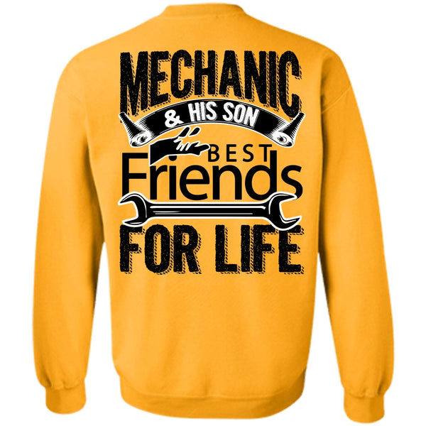 I Love Mechanic T Shirt, Mechanic And His Son Best Friends For Life Sweatshirt