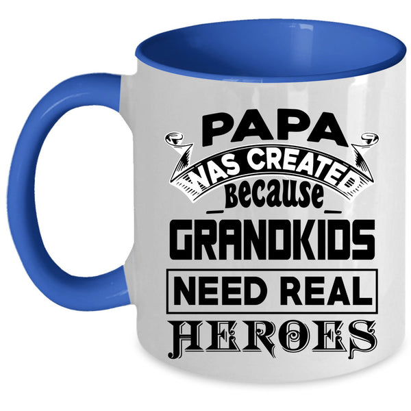 Awesome Gift For Papa Coffee Mug, Papa Accent Mug
