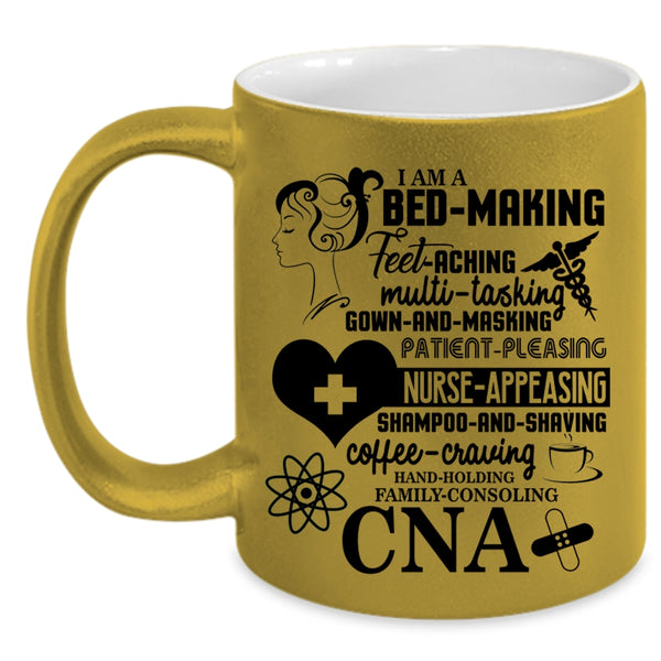 Nurse Appeasing Coffee Mug, I Am A CNA Accent Mug