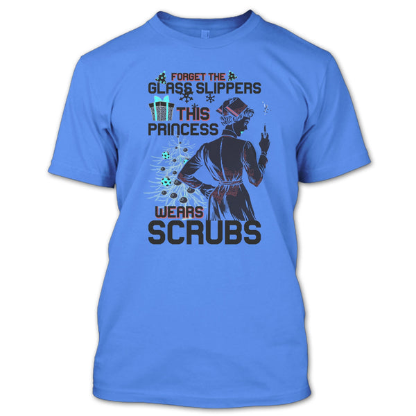 Forget The Glass Slippers T Shirt, Coolest Nurse Merry Christmas T Shirt