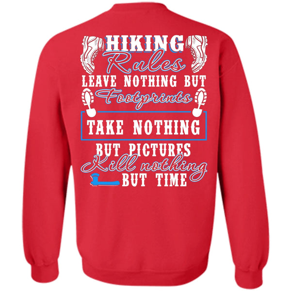 Footprint T Shirt, I Love Hiking Sweatshirt