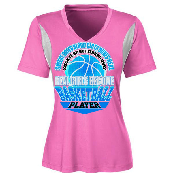 Real Girls Become Basketball Player T Shirt, I Love Basketball T Shirt, Awesome T-Shirts