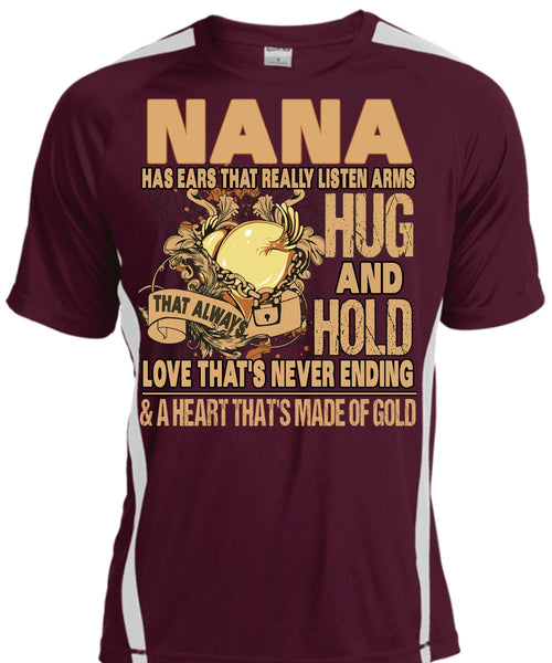 Nana Has Ears T Shirt, Hug And Hold T Shirt, Cool Shirt