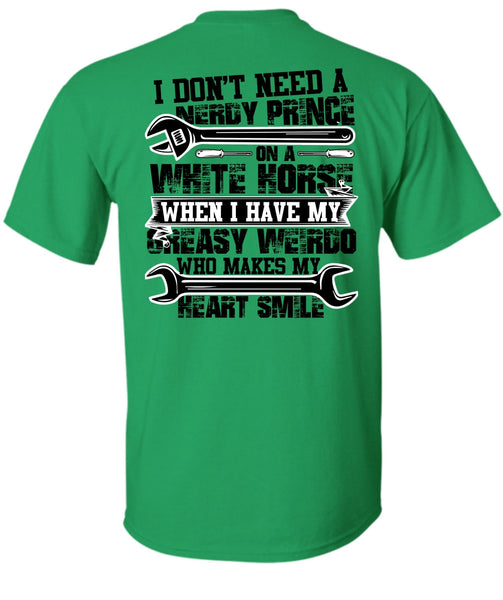 Makes My Heart Smile T Shirt, I Love Mechanic T Shirt