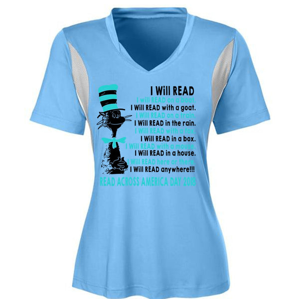 The Cat in the Hat T Shirt, I Will Read With A Mouse T Shirt, Read Across America Day 2018 T Shirt, Awesome T-Shirts