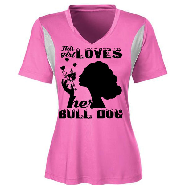 This Girl Loves Her Bulldog T Shirt, I Love Dog T Shirt, My Favorite T Shirt
