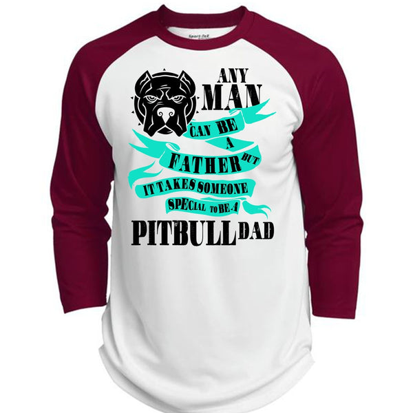 Special To Be A Pit Bull Dad T Shirt, I Love My Dog T Shirt, Awesome T-Shirts  (Polyester Game Baseball Jersey)