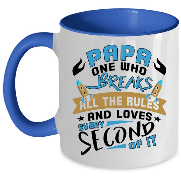 Best Gift For Papa Coffee Mug, Awesome Papa Accent Mug