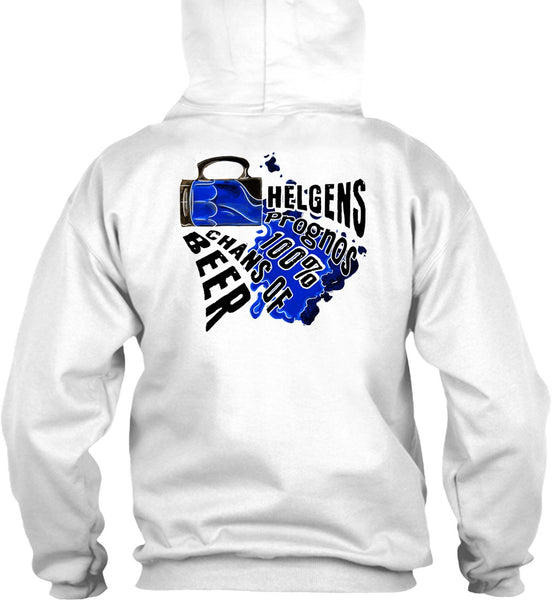 Helgens Prognos 100% Chans Of Beer T Shirt, I Love Beer T Shirt