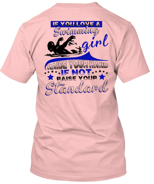 You Love A Swimming Girl T Shirt, I Love Swimming T Shirt