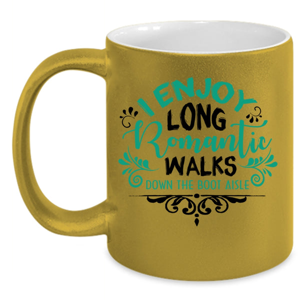 Cool Couple Coffee Mug, I Enjoy Long Romantic Accent Mug