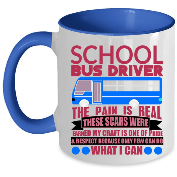Cute School Bus Driver Coffee Mug, School Bus Driver Accent Mug