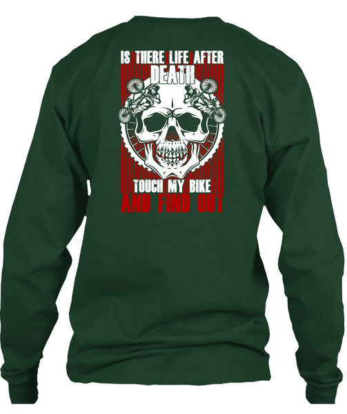 Touch My Bike And Find Out T Shirt, Being A Biker T Shirt