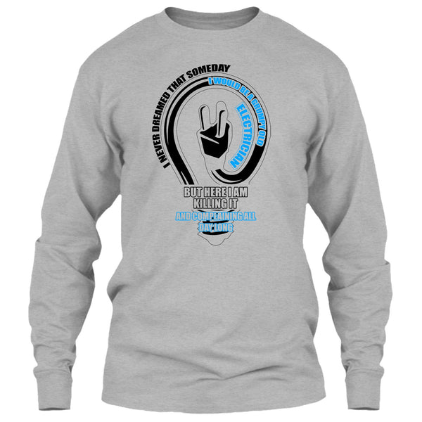 Grumpy Old Electrician T Shirt, Gift For Electrician T Shirt