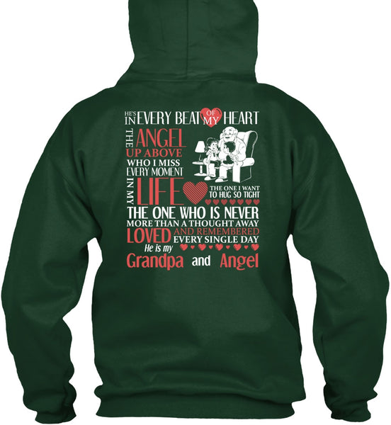 Grandpa And Angel T Shirt, Beat Of My Heart T Shirt