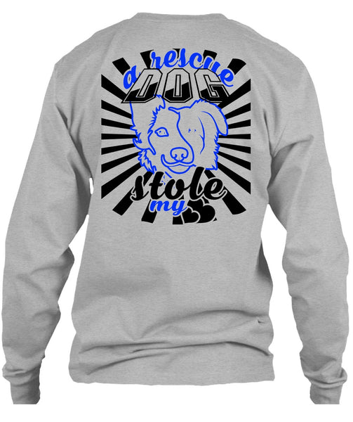 A Rescue Dog Stole My Heart T Shirt, Favorite T Shirt