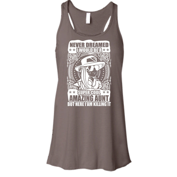 Cool Amazing Aunt T Shirt, Coolest Aunt Tank Top