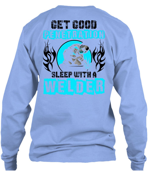 Sleep With A Welder T Shirt, I Love Welding T Shirt