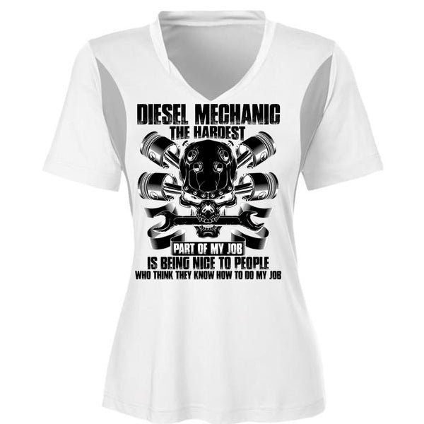 Diesel Mechanic The Hardest T Shirt, I Love Mechanic T Shirt, Awesome T-Shirts