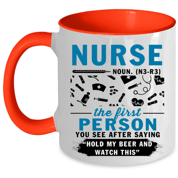 Best Gift For Nurses Coffee Mug, Nurse Accent Mug