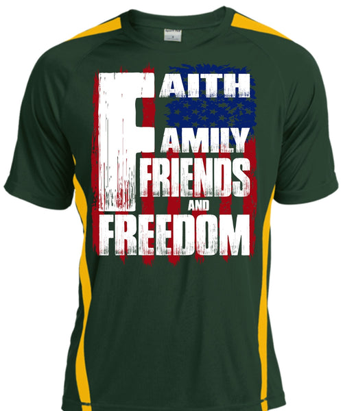 Faith Family Friends And Freedom T Shirt, Being A Veteran T Shirt, Cool Shirt