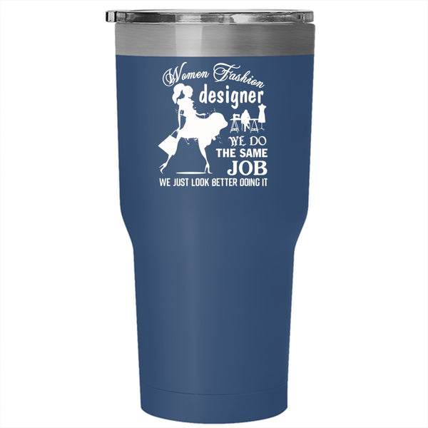 Women Fashion Designer Tumbler 30 oz Stainless Steel, Cute Gift For My Wife Travel Mug