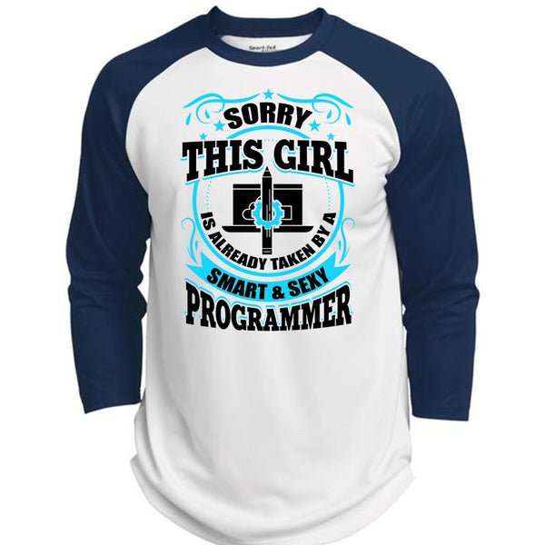 Taken By A Smart Programmer T Shirt, I Love Programmer T Shirt, Awesome T-Shirts  (Polyester Game Baseball Jersey)