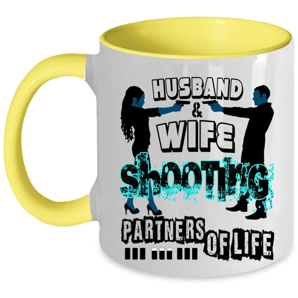 Shooting Partners Of Life Coffee Mug, Husband And Wife Accent Mug