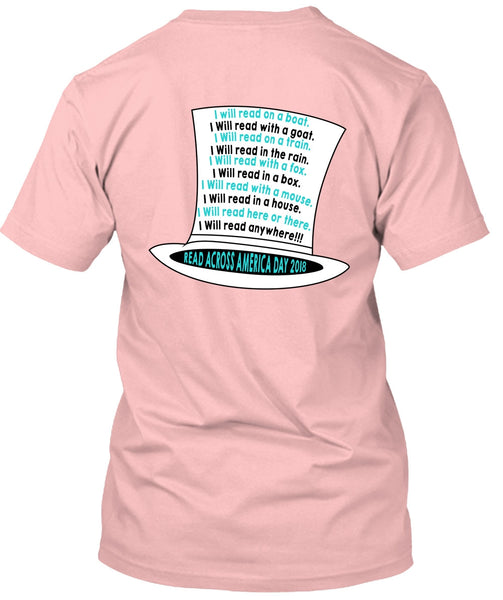 The Cat in the Hat T Shirt, I Will Read With A Goat T Shirt, Read Across America Day 2018 T Shirt