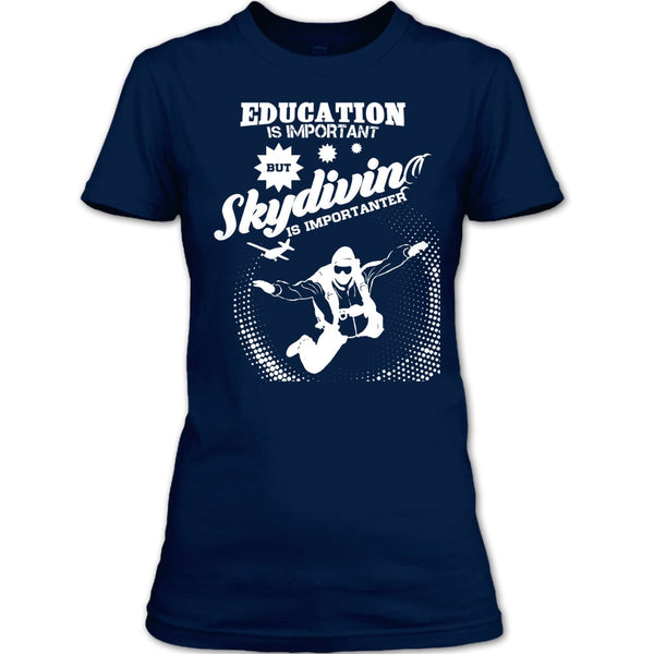 A black t-shirt with the shopify logo