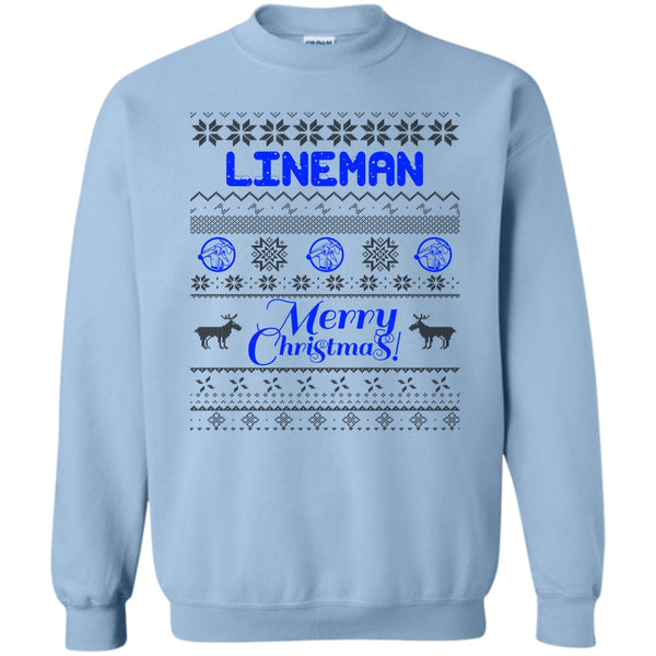 Gift For Merry Christmas T Shirt, Lineman Merry Christmas Sweatshirt