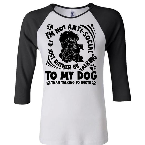 I'd Just Rather Be Talking To My Dog T Shirt, I Love My Dog T Shirt, Awesome T-Shirts