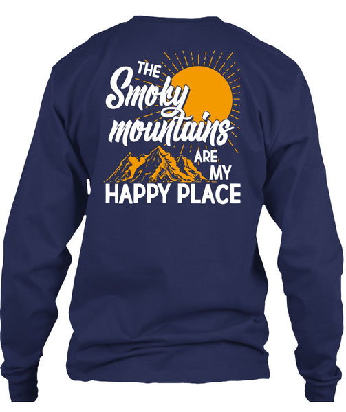 The Smoky Mountains Are My Happy Place T Shirt, My Favorite T Shirt