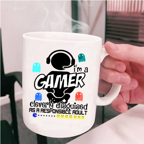 Funny Gift For Gamer Coffee Mug, I'm A Gamer Cup